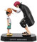 Powmag One-Pie-ce Lu-ffy und Shan-KERS Figuren, 18cm PVC Charakter Modell Actionfigur Collectibles Ornamente Statue Desktop Dekoration