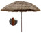 Sonnenschirme Balkon Windfest Stroh Strandschirm Balkonschirm Aufrecht und Lenkbar Geeignet für Strände Hotels Landschaften Höfe Balkone(Color:Natural A 280CM)