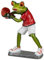 formano Frosch Tischtennisspieler oder Tischtennisspielerin Froschhausen hellgrün aus Kunststein (Frosch Tischtennisspielerin)