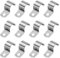 PATIKIL 20mm Rigid Pipe Strap, 12 Pcs 304 Stainless Steel Conduit Clamp 1 Hole Thicken U Bracket Pipe Clamp Tube Strap for Pipe Cable Wire Fixing, (4/5)