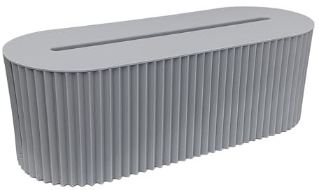 Organizador Cables Caja, Caja Organizadora de Cables de Plástico para Ocultar Cables A Prueba Caja Organizadora de Cables Caja para Guardar Cables, 33x13x12cm (Azul)