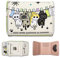 UZSUZZ Portefeuille Enfant en Cuir PU Imperméable à Triple Pli, Portefeuille de Chats Mignon, Portefeuille Cartoon pour Enfants, Cadeau d'anniversaire pour Enfants