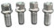 Radmuttern,Radschraubenkappen 4 Stück Auto-Radnaben-Reifenschrauben, Schrauben, silberne Stahlmuttern, Werkzeuge, passend for VW Jetta Bora Golf 6 MK6, passend for PASSAT B7 CC, passend for Passat Tig