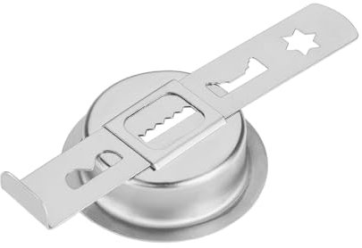 ZEEGMA Plätzchenaufsatz Fleischwolfaufsatz MOLEN CHEF EASY COOKIE FORM 4 Formen Metall Plätzchenform Backen Zubehör