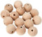 Efco 1401520 Kugeln unbehandeltes Holz mit Loch, 20 mm ø 4 mm, 15 Stück, braun