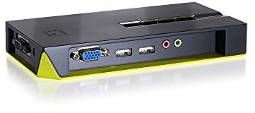 LevelOne ViewCon KVM-/Audio-Switch USB 4 x KVM/Audio - 1 lokaler Benutzer - Desktop