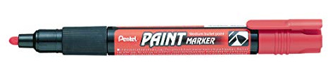 Pentel MMP20-FO Permanent-Marker 2,0 mm Rundspitze Lackmarker, 1 Stück, orange