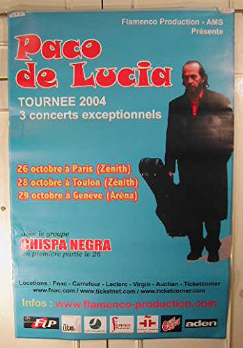 Poster Paco De Lucia, 78 x 115 cm