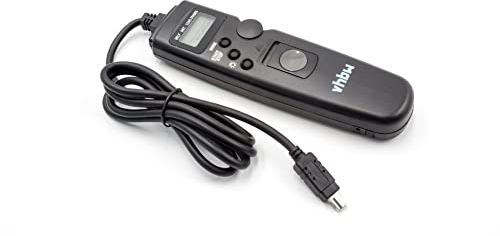 vhbw Fernauslöser Fernbedienung Kabel kompatibel mit Nikon D610, D5500, D5300, D600 Kamera, Timer-Funktion, 1 m, 2-stufige Auslösefunktion