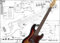 Plan of Fender Basse de précision à 5 cordes – Impression à pleine échelle