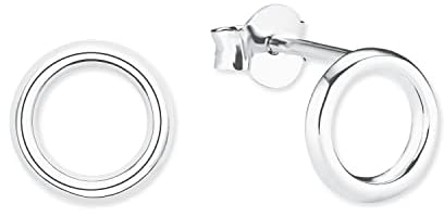 s. Oliver Ohrringe für Damen, 925 Sterling Silber, Rhodiniert