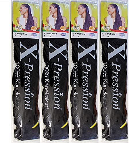 X-pression Premium Original Sensationnel (4packs), Color #1B