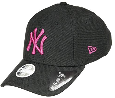 New Era New York Yankees Cap MLB Baseball 9Forty Damen verstellbar schwarz pink - One-Size
