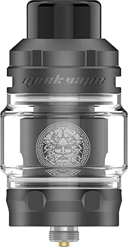 Atomizador Geekvapee Zeus Sub Ohm Tank de 5 ml con bobina de malla Z1 Z2 0.4ohm / 0.2ohm y atomizador de punta de goteo 810 (GunMetal)