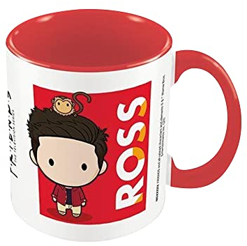 FRIENDS Pyramid International (Ross Chibi) Mug en céramique Rouge 315 ml Taille unique