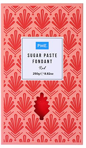 PME Sugar Paste Fondant – Red 250g