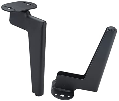 4 Stück Tischbeine Schwarz, Mobelbeine Konisch, Höhe: 11.5-17.5 cm Couchtisch/TV Tisch/Beistelltische/Kommode/Nachttisch Beine Tischfüße Ersatz Füße Stützbeinen Bett Füße (11.5cm,Schwarz)