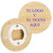 Lote 10 abridor botella de bambu, PERSONALIZADO con tu texto logo. Abrebotellas de cerveza, abridores de botella