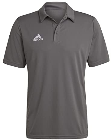 adidas Men's Entrada 22 Polo Shirt, Team Grey Four, L Extra Tall