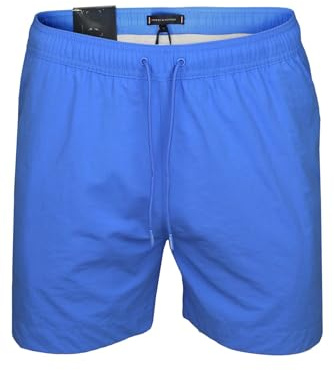 Tommy Hilfiger Short de Bain Homme Medium Drawstring Mi-Long, Bleu (Blue Spell), S