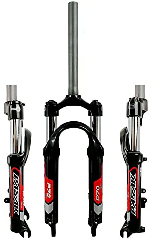 ZECHAO MTB Fahrrad Federgabel, 20 Zoll Aluminiumlegierung Mechanische Gabel Gerader Reise 80mm Scheibenbremse Für Fahrradzubehör Fahrrad Federgabel