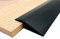 Btstil Rubber Threshold Ramp, Self Adhesive Floor Transition Strip, Door Flooring Threshold Ramp Reducer, Floor Edging Trim Strip Height Less Than 20mm (20mm Black, 2M)