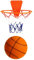 Eteslot Silent Basketball, lautloser Basketball, Mute Ball Basketball, Soft Basketball Indoor Mute Soft Foam Ball, Leichter Silent Basketball Für Heimspiele (mit Korb)