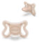 Suavinex, Ciuccio neonato Zero Zero tettarella simmetrica SX Pro da -2 a 2 mesi, Mini ciuccio per neonati prematuri, ipoallergenico, pelli sensibili, silicone delicato, Light