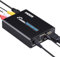 INF AV- und S-Video zu HDMI Konverter, Signalwandler, Unterstützung von 720P und 1080P, L/R-HDMI-Schnittstelle, 1 x Videokonverter, 1 x Stromkabel