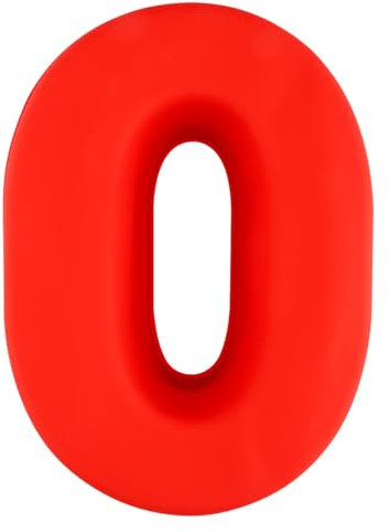 Thyonta 10 Inch Digital Silicone Mould Birthday Cake Baking Tools Chocolate Fondant Silicone Mould Easy Release Suitable for All Holidays (Number 0)