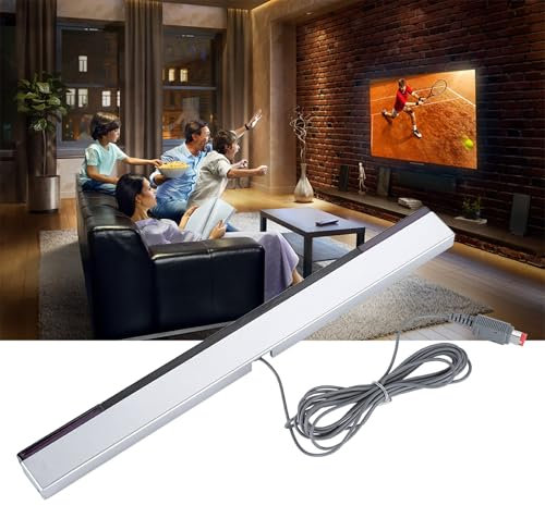 BONKZEBU Wii Sensor Bar, Wired, Simple & Elegant, Sturdy & Precise, With Stand
