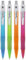 gimboo Porte-mine HB Graphite : 0,5 mm/Multicolore / 24 pièces/Couleurs assorties/Emballé dans un présentoir/Poignée ergonomique en caoutchouc
