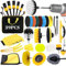 TEGOVE 39 Pcs Lot De Brosse Nettoyage Voiture,Kit de Brosse Nettoyage Voiture,Kit de Détail de Voiture pour Voiture,Jantes,Baignoire,Carrelage,Cuisine,Canapé,Coins et Barbecue