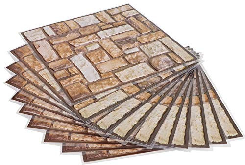 Papier Peint à Carreaux, Papier Peint à DéColler et à Coller, Papier Peint de Salle de Bains, Autocollant de Carrelage 3D, Papier Peint en PVC, Papier Peint Auto-adhésif à
