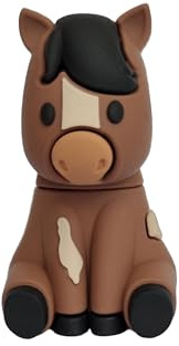 Ulticool - Pferd USB-Stick 64 GB – Praktisches und stilvolles Design für Frauen, Freundin, Teenager Pferdemädchen oder Jungen und Pferdefans – Braun