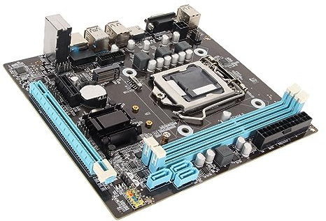 Carte Mère de Jeu H81, 24 Cœurs LGA1700 Micro ATX PC Core I9 14900K 14e Génération, ATX pour Carte Mère Slot Deux DDR3 SDRAM PCIE, M.2 NVMe NGFF 6 GB/s ; pour Core I7, I5, I3, E3