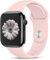 TECHZOCO Correa reloj silicona Compatibles con Correas Apple Watch 38 mm 40 mm 41 mm (serie 10) para mujeres y hombres Correa Repuesto para iWatch (Rosa, 38mm/40mm/41mm-M/L)