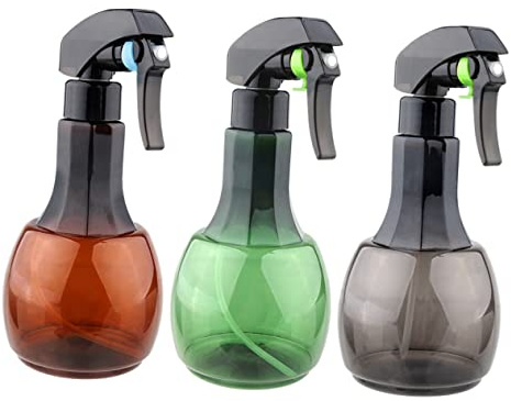 ADOCARN 3pcs Automatic Fine Spray Hairdressing Water Sprayer Spray Bottle for Barber Beauty Schools Random Color