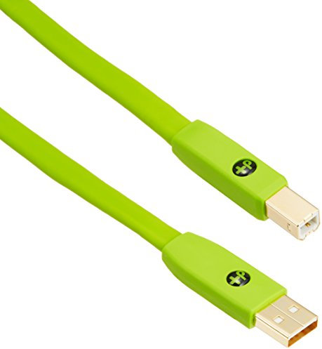 Neo by Oyaide d+ USB (Class B) – Hi-Speed and Durable Digital Cable for DJ’s, Musicians and Producers, Green