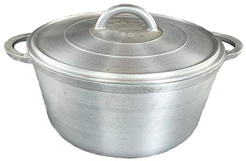 Dutch Pot Caribbean Jamaican Saucepan Dutchie Heavy Aluminium 30 CM / 7 LITRE