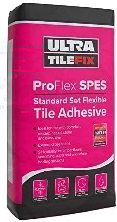 SP+ES Standard Set Tile Adhesive (white) 20kg