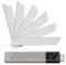 100 lames sécables de rechange 18 mm 0,5 mm pour cutter
