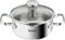Tefal Duetto Kochtopf A70542 | 16 cm| Induktionsgeeignet | Einfache Reinigung | Messskala | Glasdeckel zum Abgießen | Edelstahl