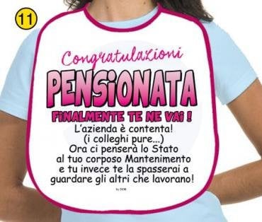 D.O.R. IMPORT SRL- Bavaglione per Pensionata, Colore Bianco E Rosa, 2027(11)