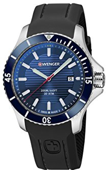 Wenger Unisex ErwachseneArmbanduhr Analog Quarz Silikon 01.0641.119