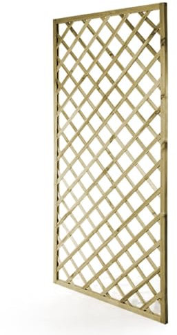 VERDELOOK Griglia in Legno Rettangolare 120x180 cm per arredo e Decorazione Esterni