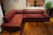 Quattro Meble Weinrot Echtleder Ecksofa London PIK 275 x 185 Sofa Couch mit Bettfunktion und Bettkasten Echt Leder Eck Couch große Farbauswahl