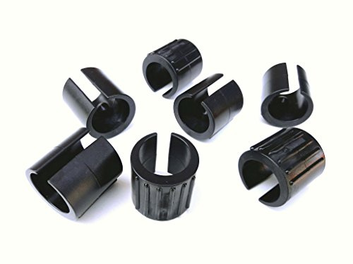 8 Stück Kufengleiter 18-20mm für Stühle/Tische mit Rundrohr