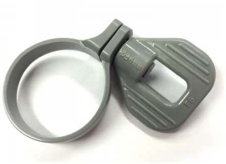 Unknown Grey Plastic 2.5mm 25ft Pool Hose Clamp