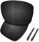 Saucer Premium Ersatzgläser für Oakley Jupiter Squared OO9135 Sonnenbrillen High Definition - Carbon Black Polarisiert
